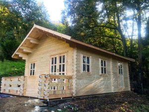 Nottingham Log Cabin